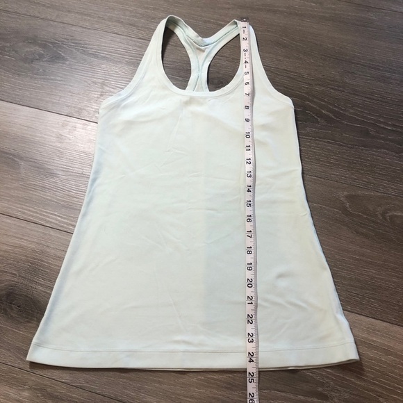 Lululemon Cool Racerback II Ocean Mist Womens Size Small Athletic Tank - Picture 4 of 8